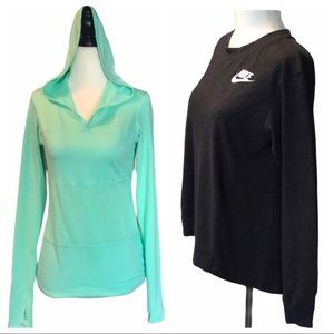 2 NIKE tops small